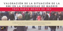 El Colegio Oficial de Trabajo Social de Madrid valora la situación de la RMI en la Comunidad de Madrid, después de nueve meses de IMV